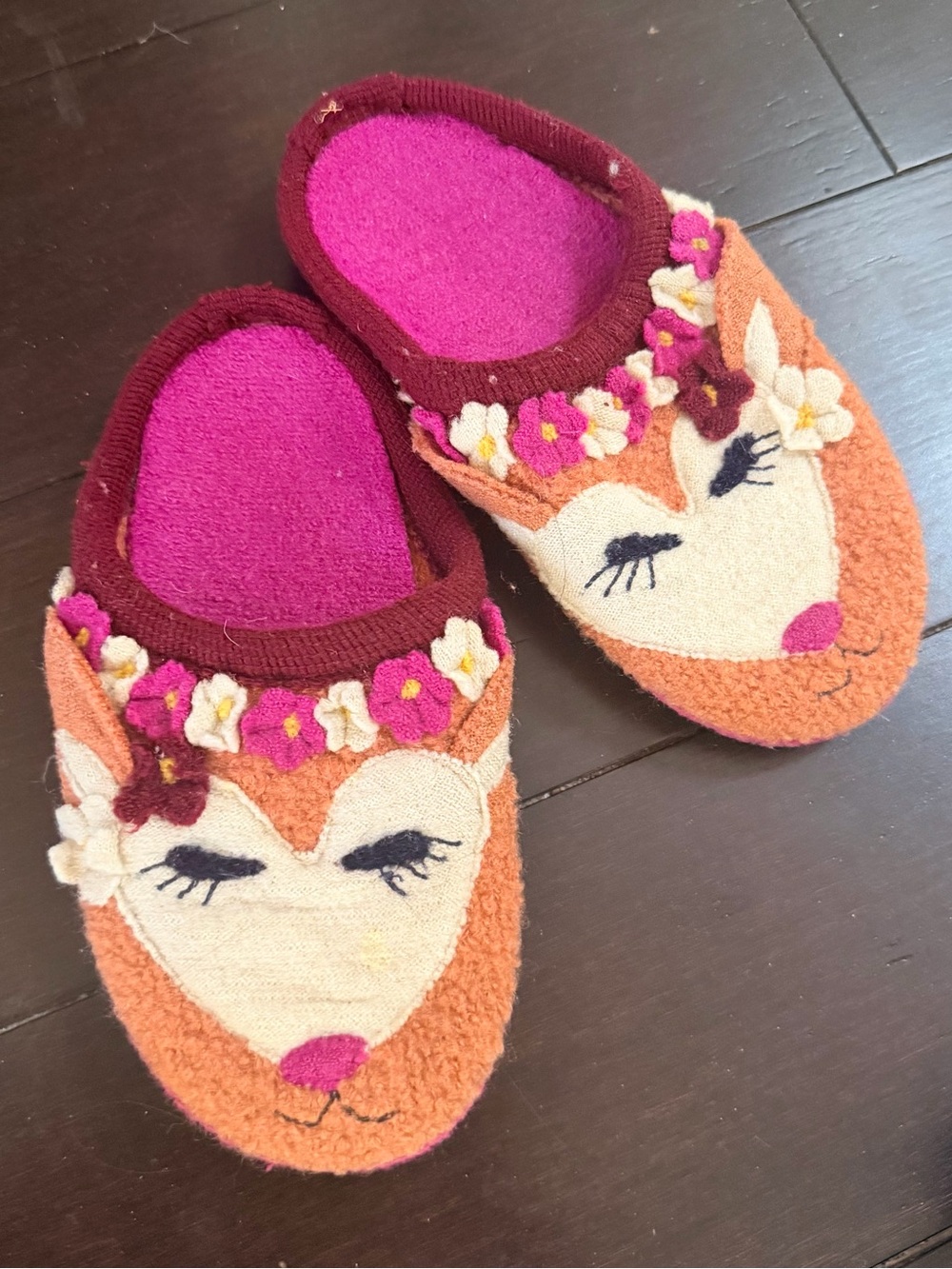 Haflinger boiled wool kids slippers
